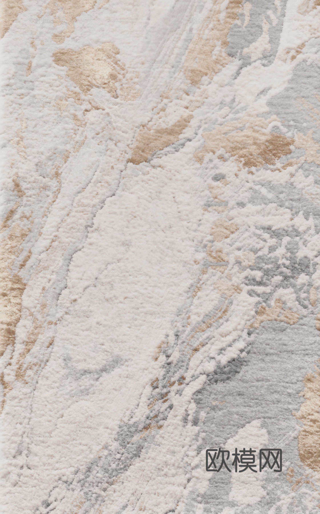 奶油白简约地毯 白色抽象地毯 诧寂风白色地毯 中式酒店地毯