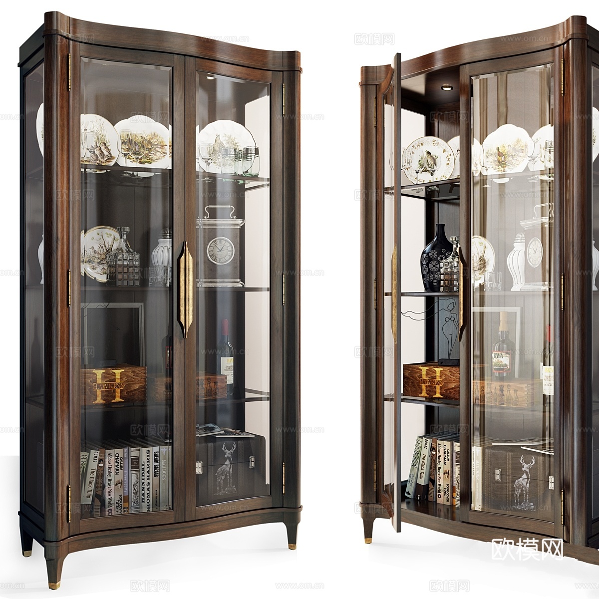 衣橱展示柜 Serenity Sophia Curio. 柜3d模型下载