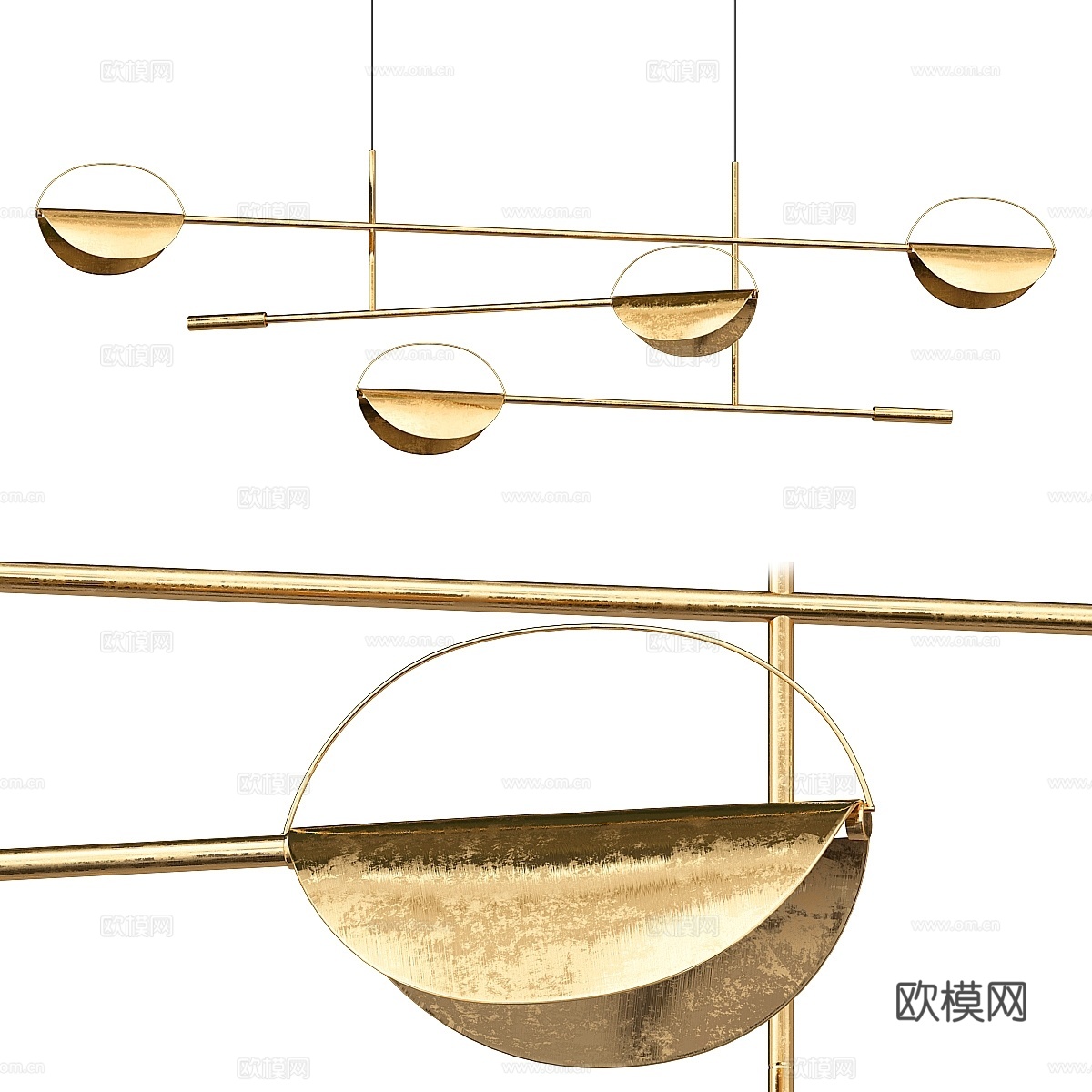 叶形吊坠3d模型