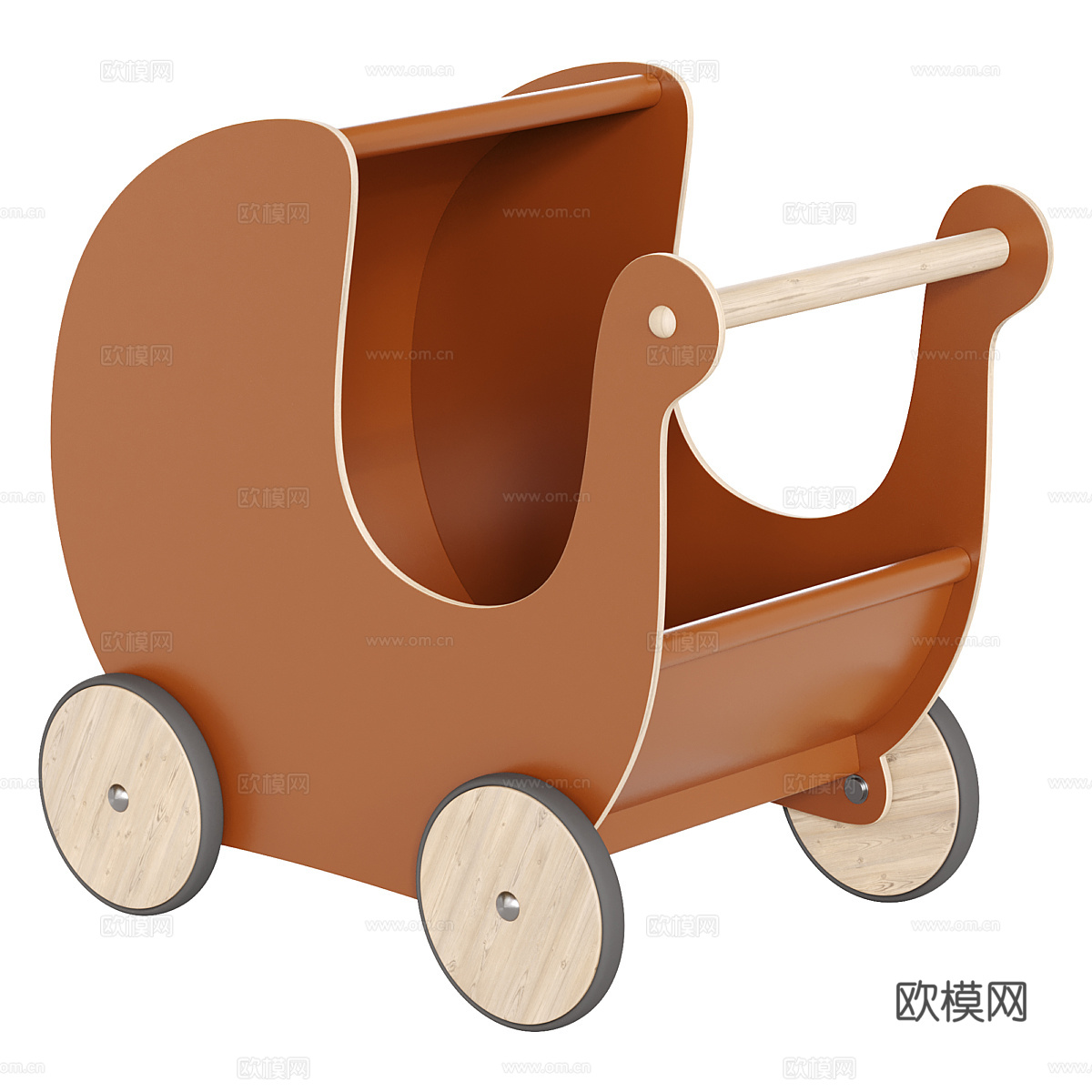 现代 Sebra 娃娃车厢3d模型下载（渲染图4）