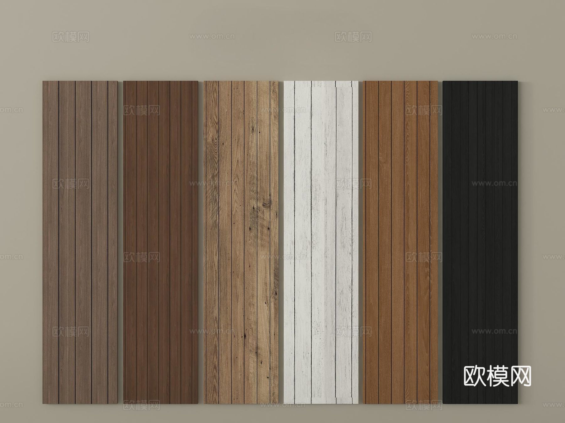 现代木地板 防腐木地板su模型