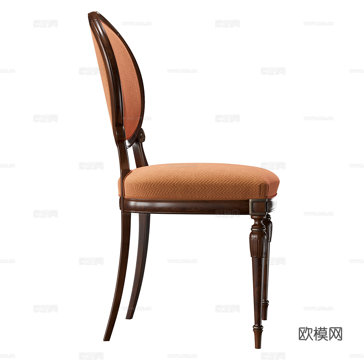 法式 Bellotti 单椅3d模型下载（渲染图4）