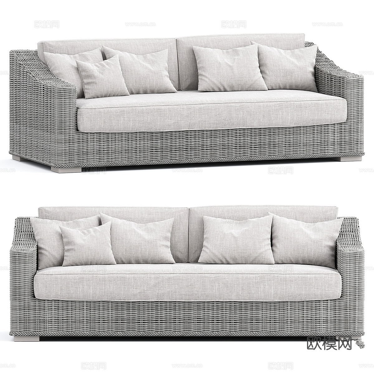 Restoration Hardware 普罗旺斯沙发3d模型下载