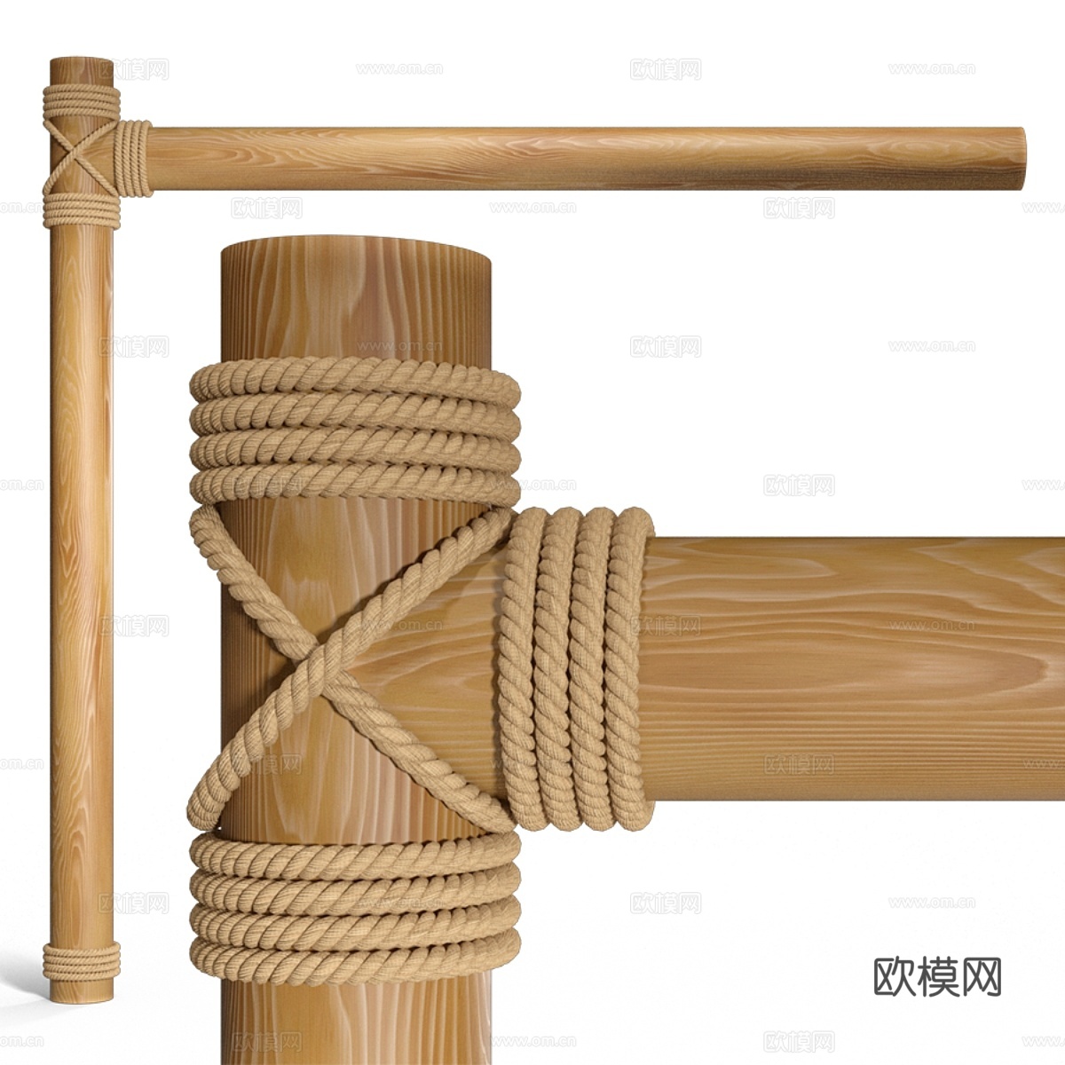 绳索梁3d模型下载