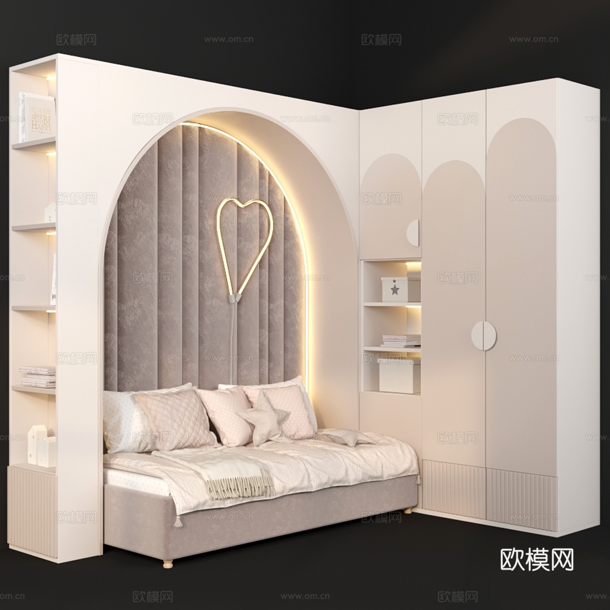 儿童定制家具  儿童床3d模型下载