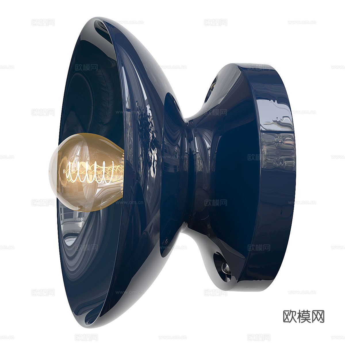 现代轻奢 Alabax 中号壁灯3d模型下载