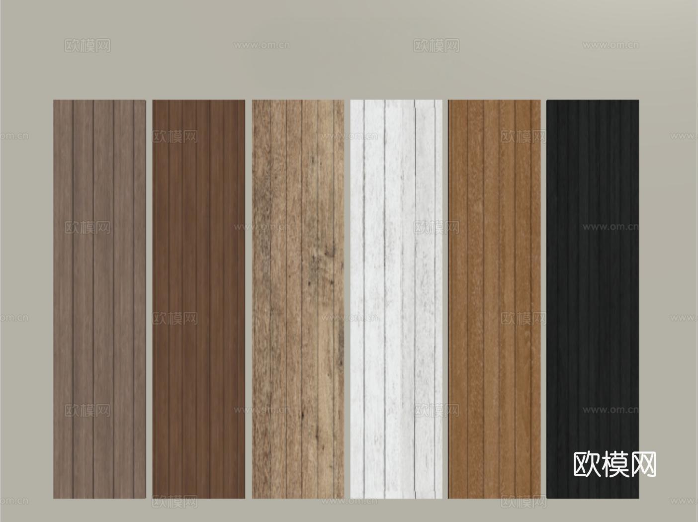 现代木地板 防腐木地板su模型