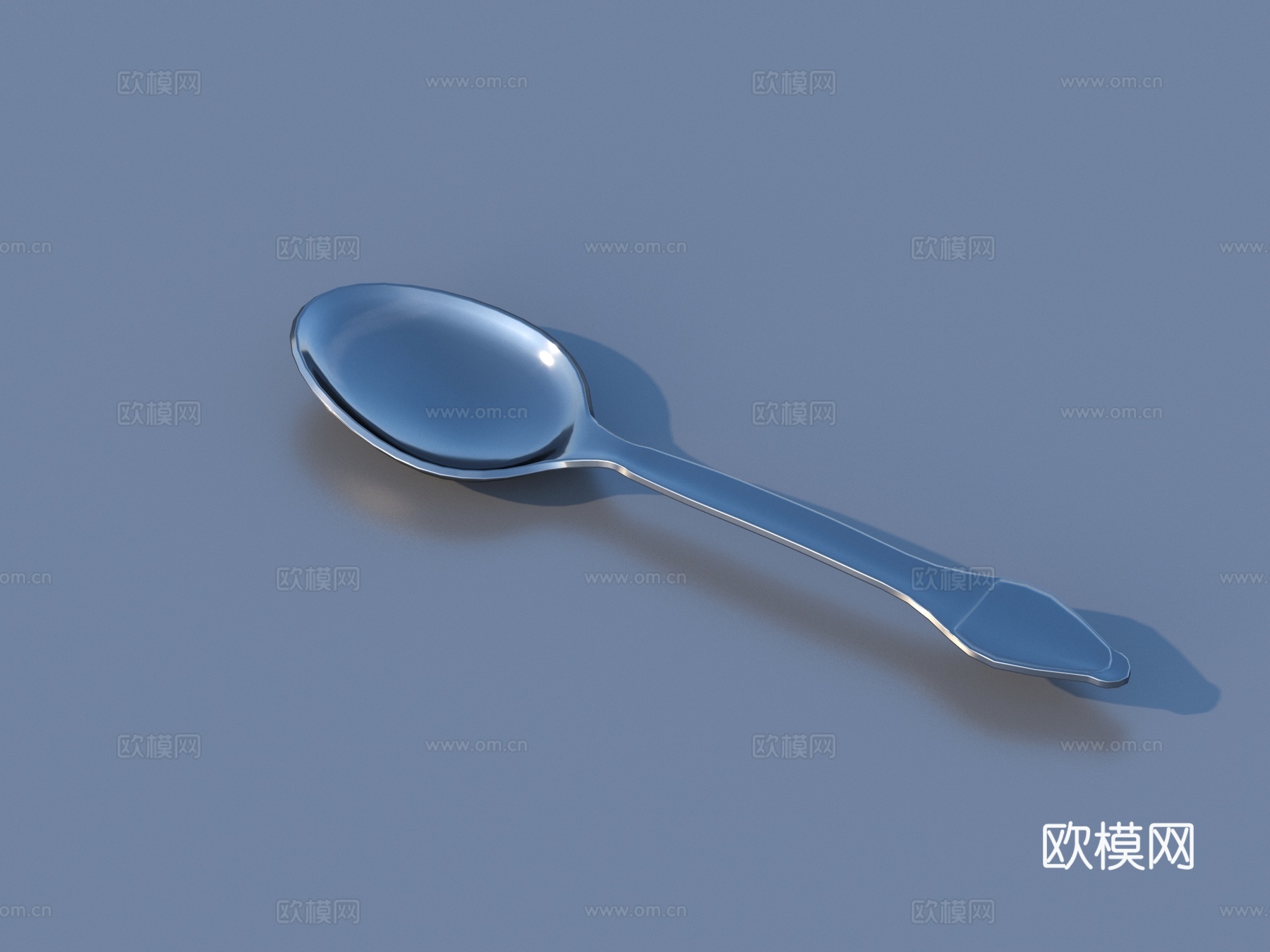 杯子 咖啡 咖啡杯 勺子3d模型下载（渲染图2）