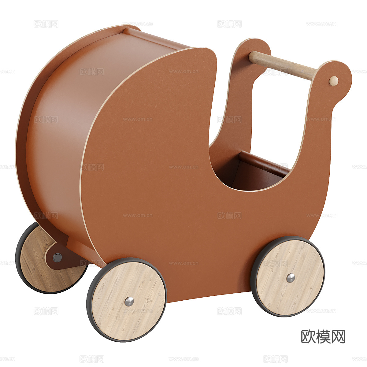 现代 Sebra 娃娃车厢3d模型下载（渲染图2）