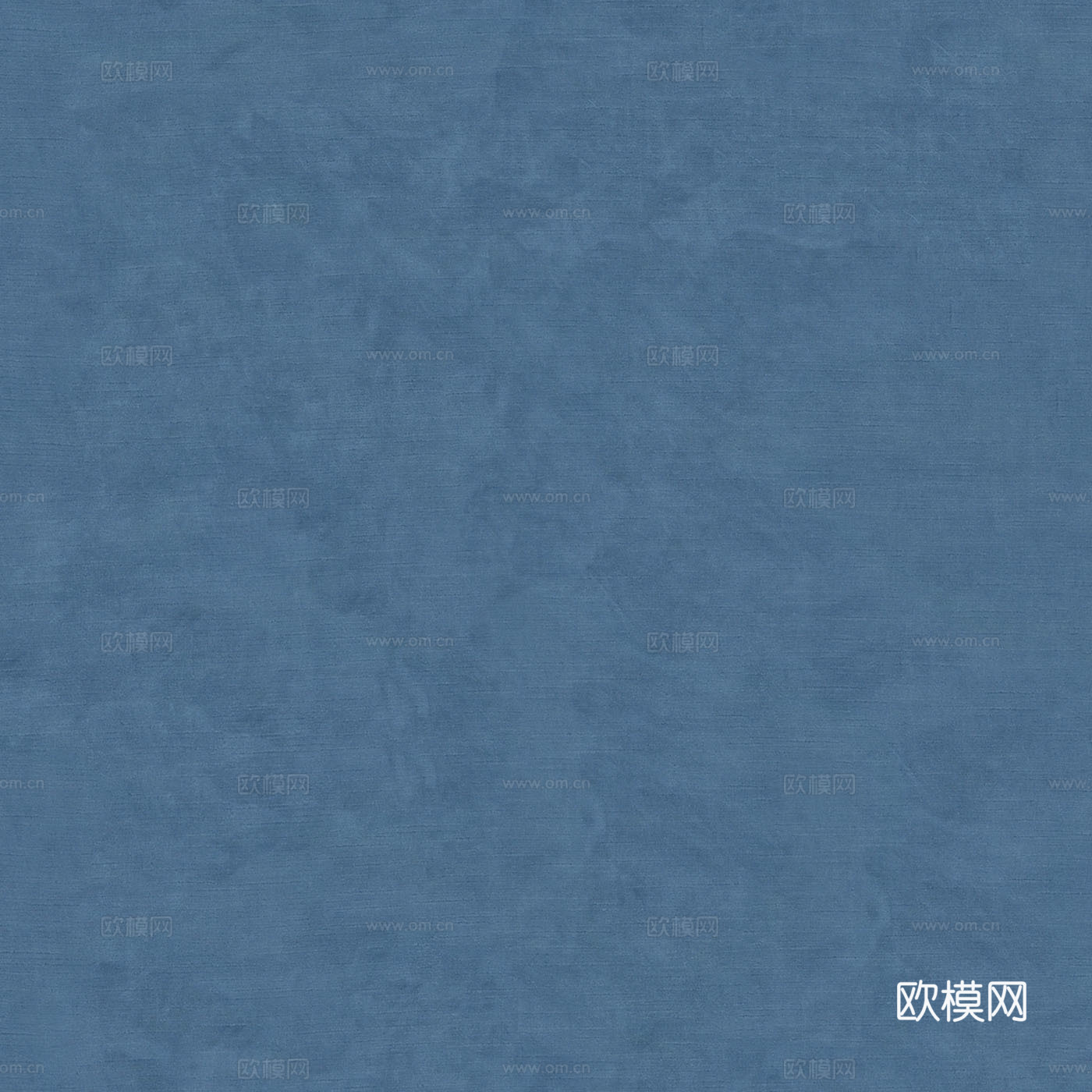 现代新中式蓝色无缝绒布贴图