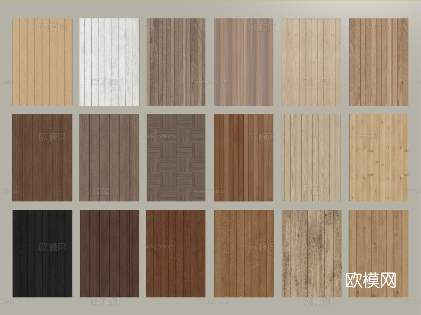 现代木地板 防腐木地板su模型