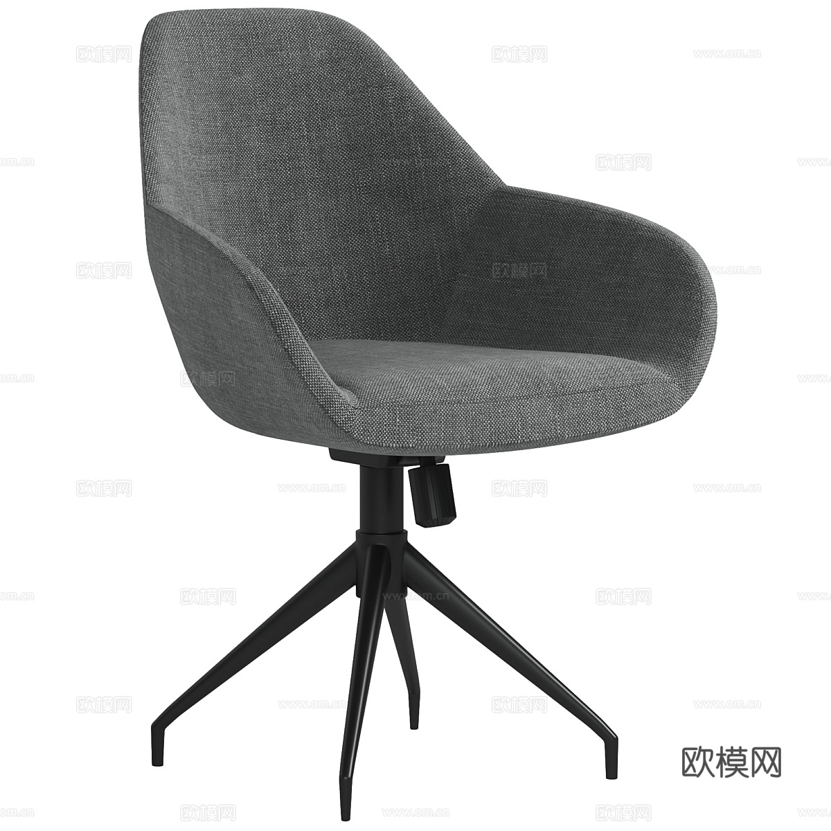 现代 INDY 办公椅3d模型下载（渲染图4）