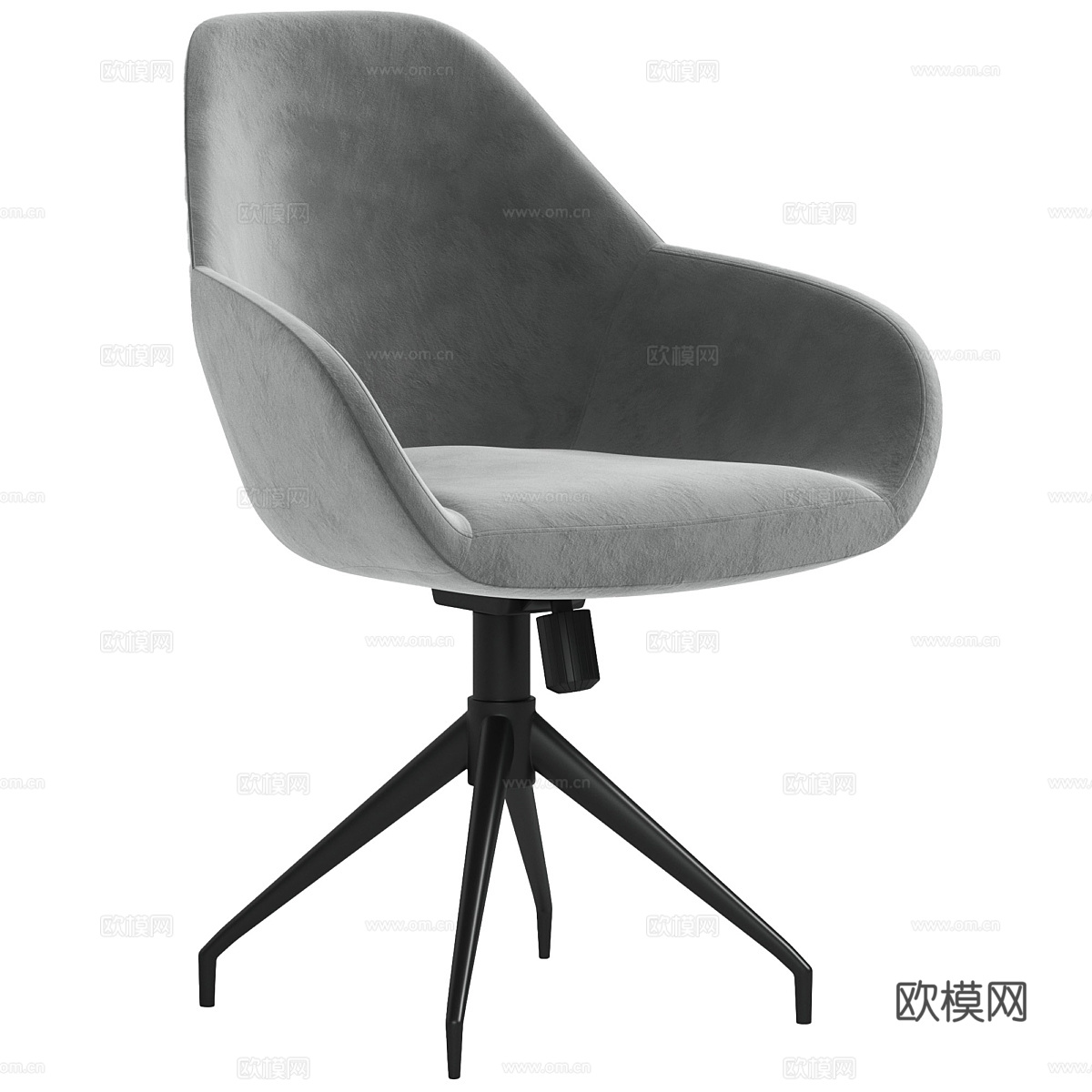 现代 INDY 办公椅3d模型下载（渲染图3）