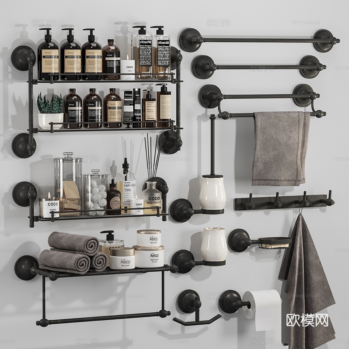 浴室配件023d模型下载