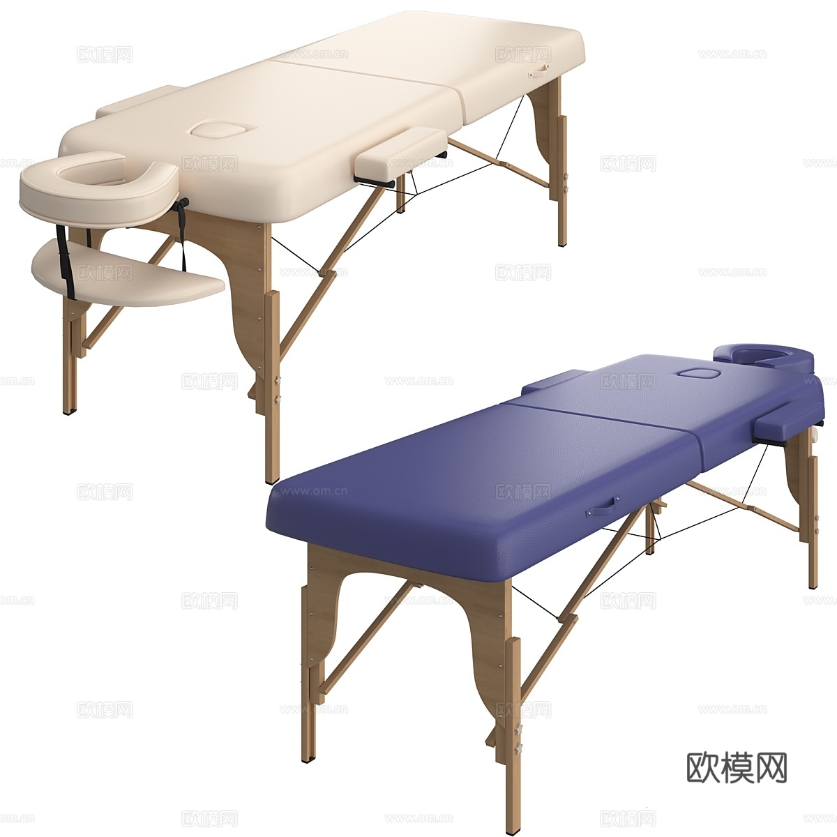 经典按摩床3d模型下载