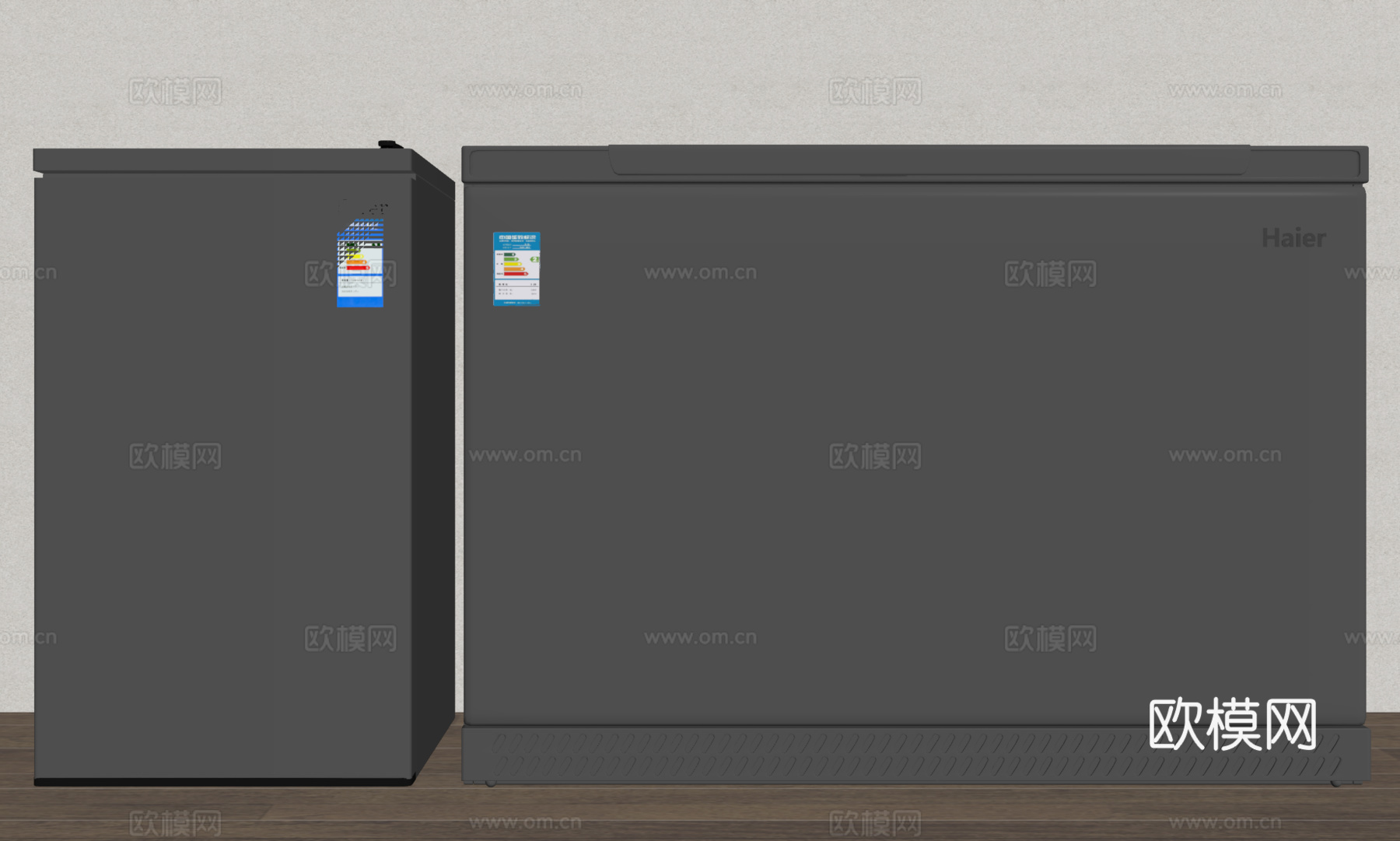 现代冰柜 冷藏柜su模型