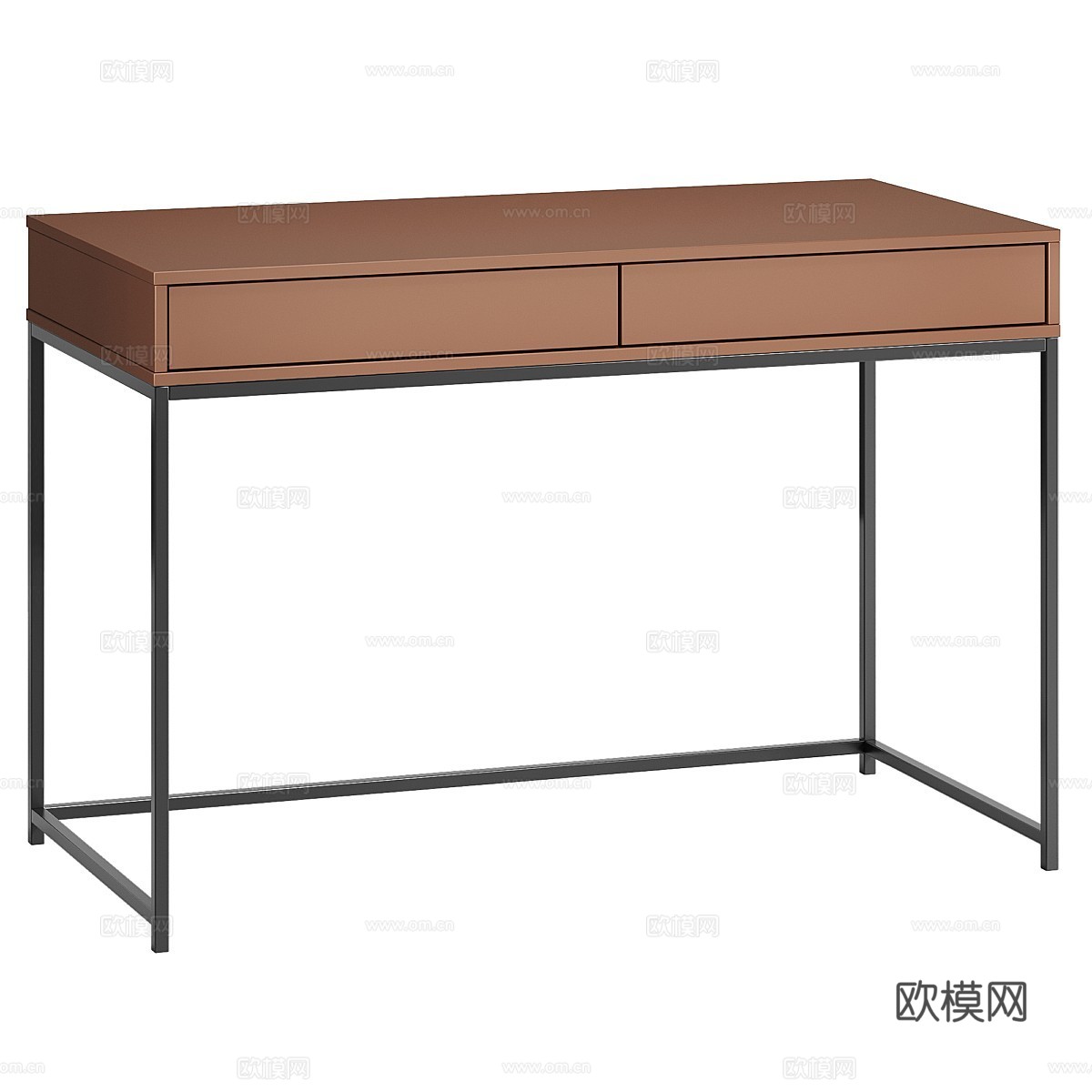 现代极简书桌 办公桌3d模型