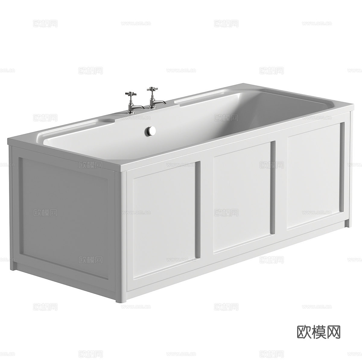 浴缸3d模型下载（渲染图2）