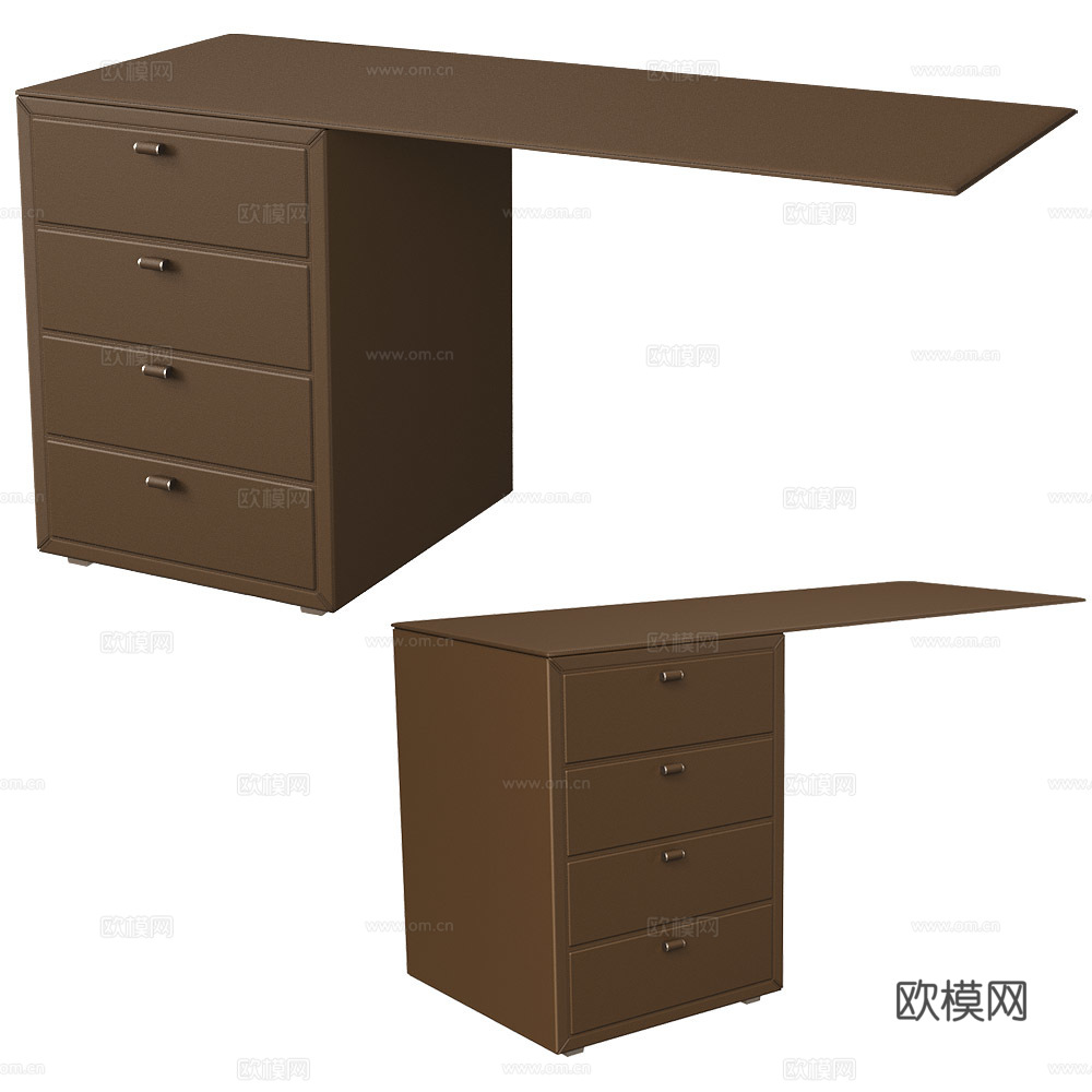 办公桌3d模型下载