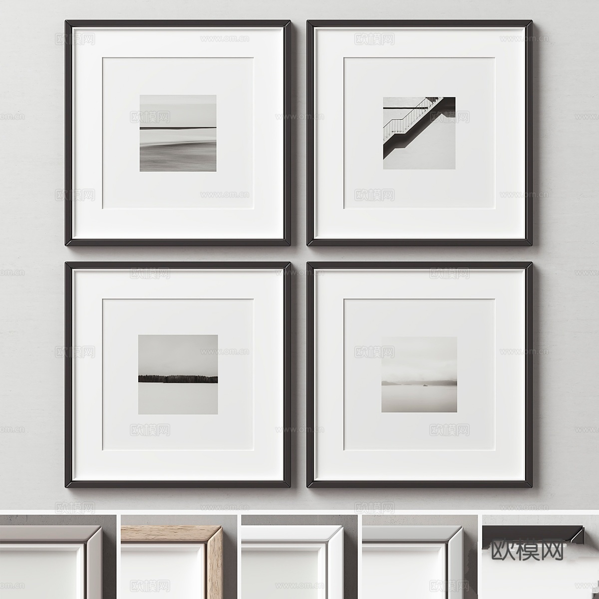 相框套装 -2713d模型下载