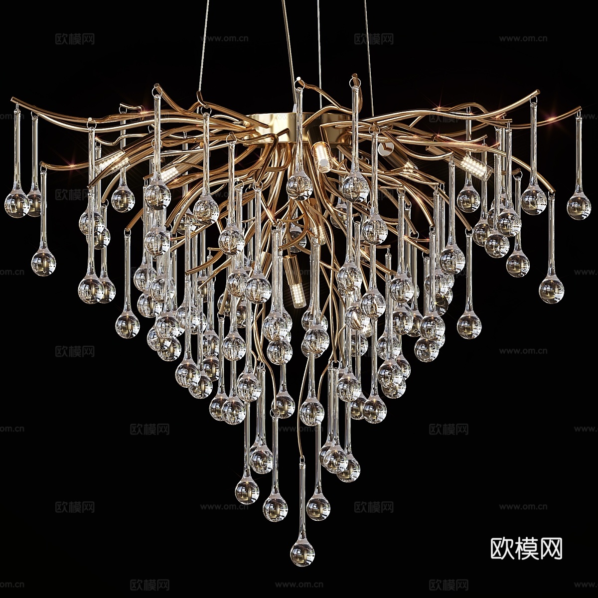 Lampatron MARIAN D60cm 9灯头3d模型下载