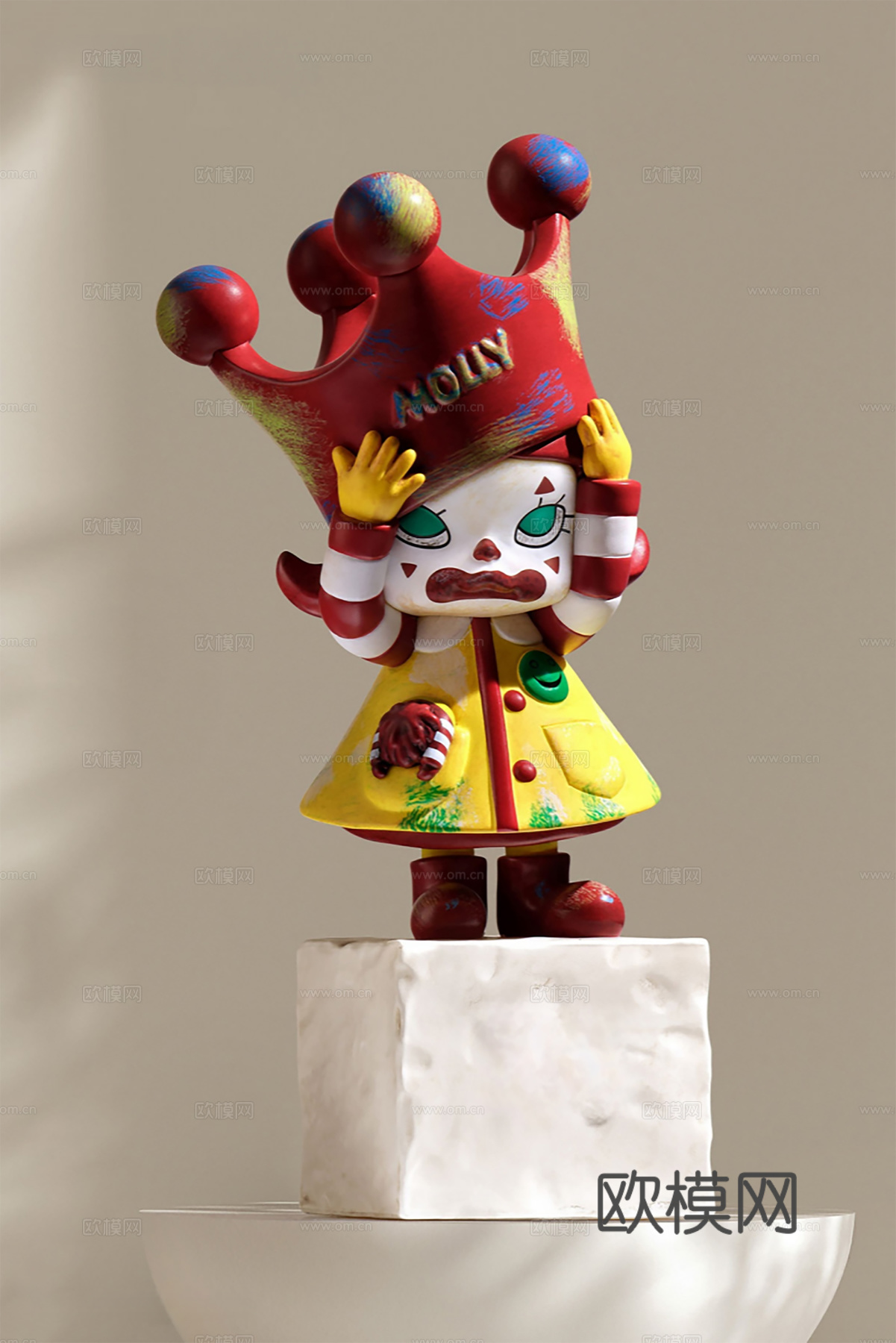 网红店铺装饰 网红店铺打卡装饰 网红玩偶装饰 儿童区艺术装置su模型