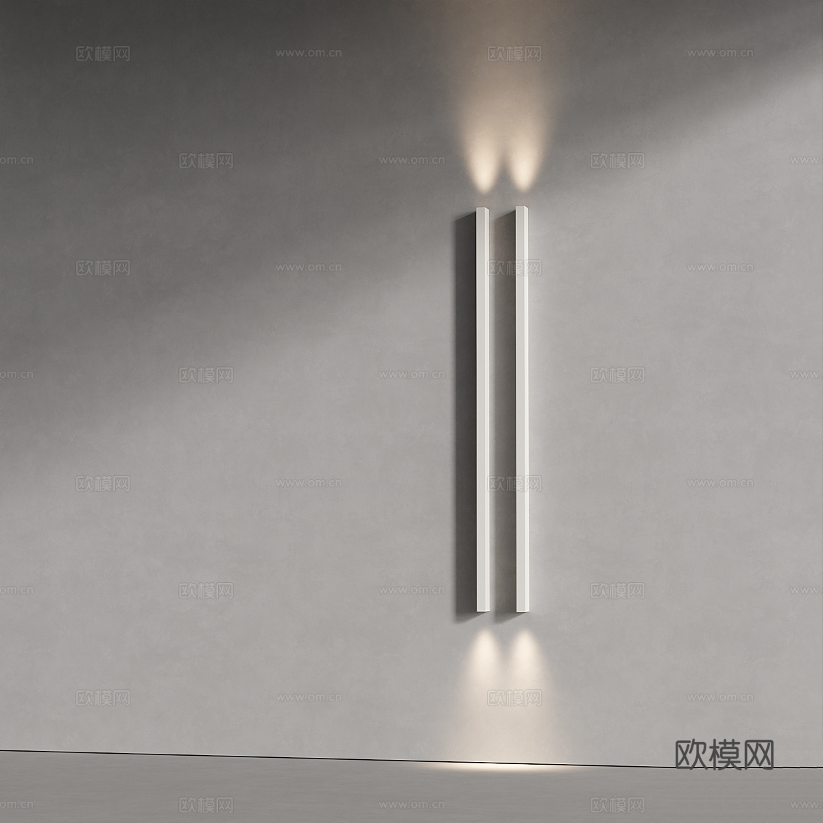 现代极简 Vibia 壁灯3d模型