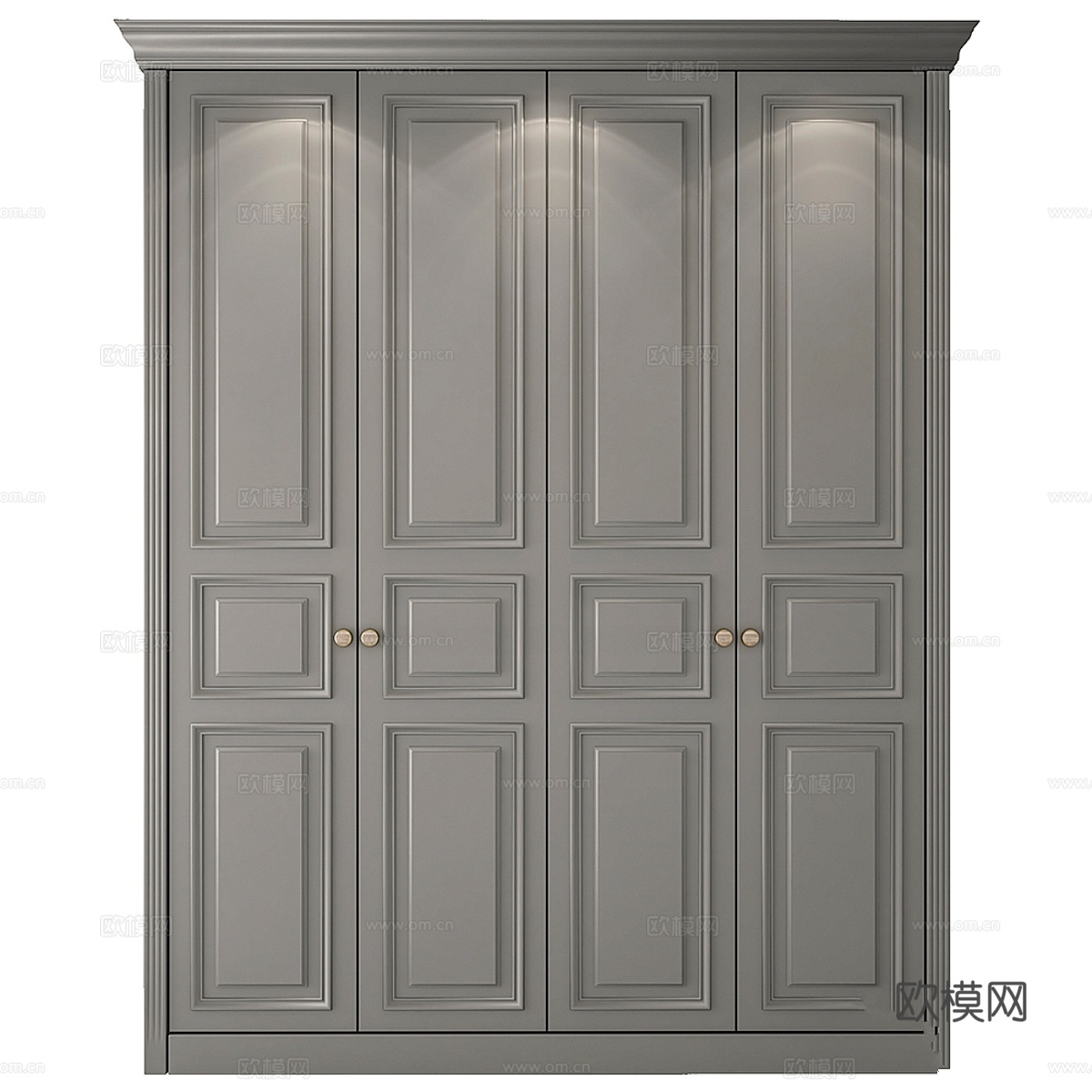 Horn卧室衣柜3d模型下载