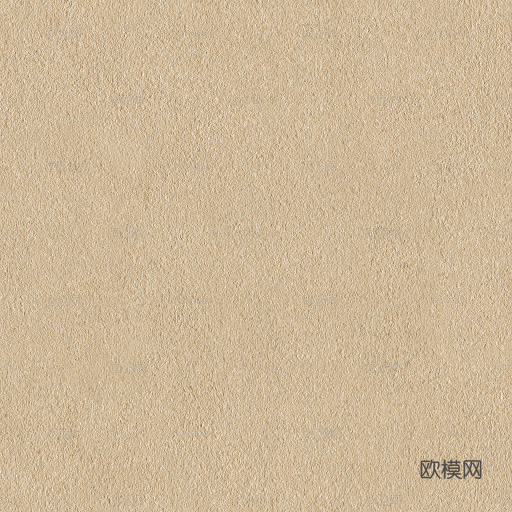 无缝米黄色墙面真石漆贴图