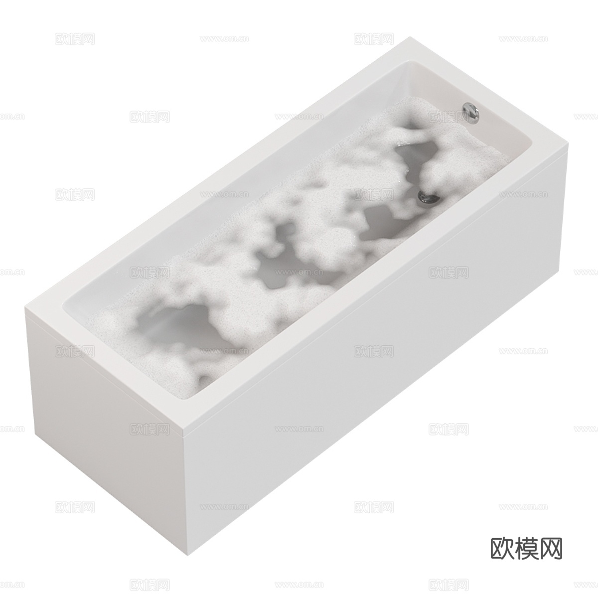 泡沫与沐浴 Villeroy and Boch Targa3d模型