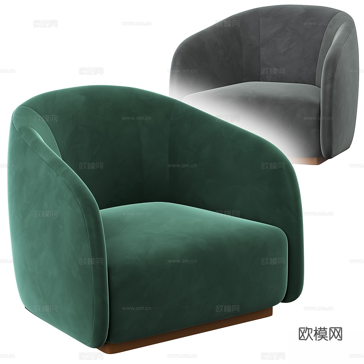 芬迪家居范妮扶手椅3d模型