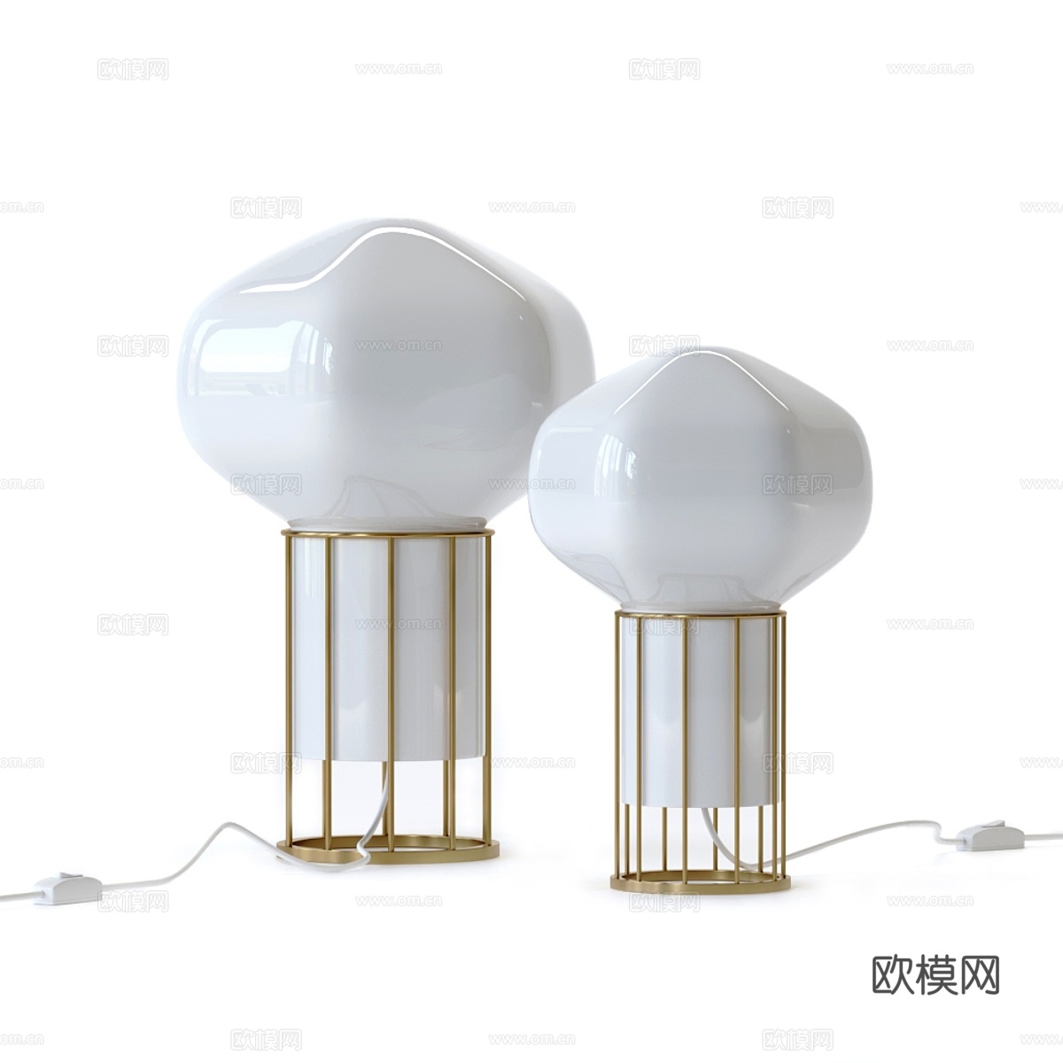 法比安 - Aerostat F27 台灯3d模型