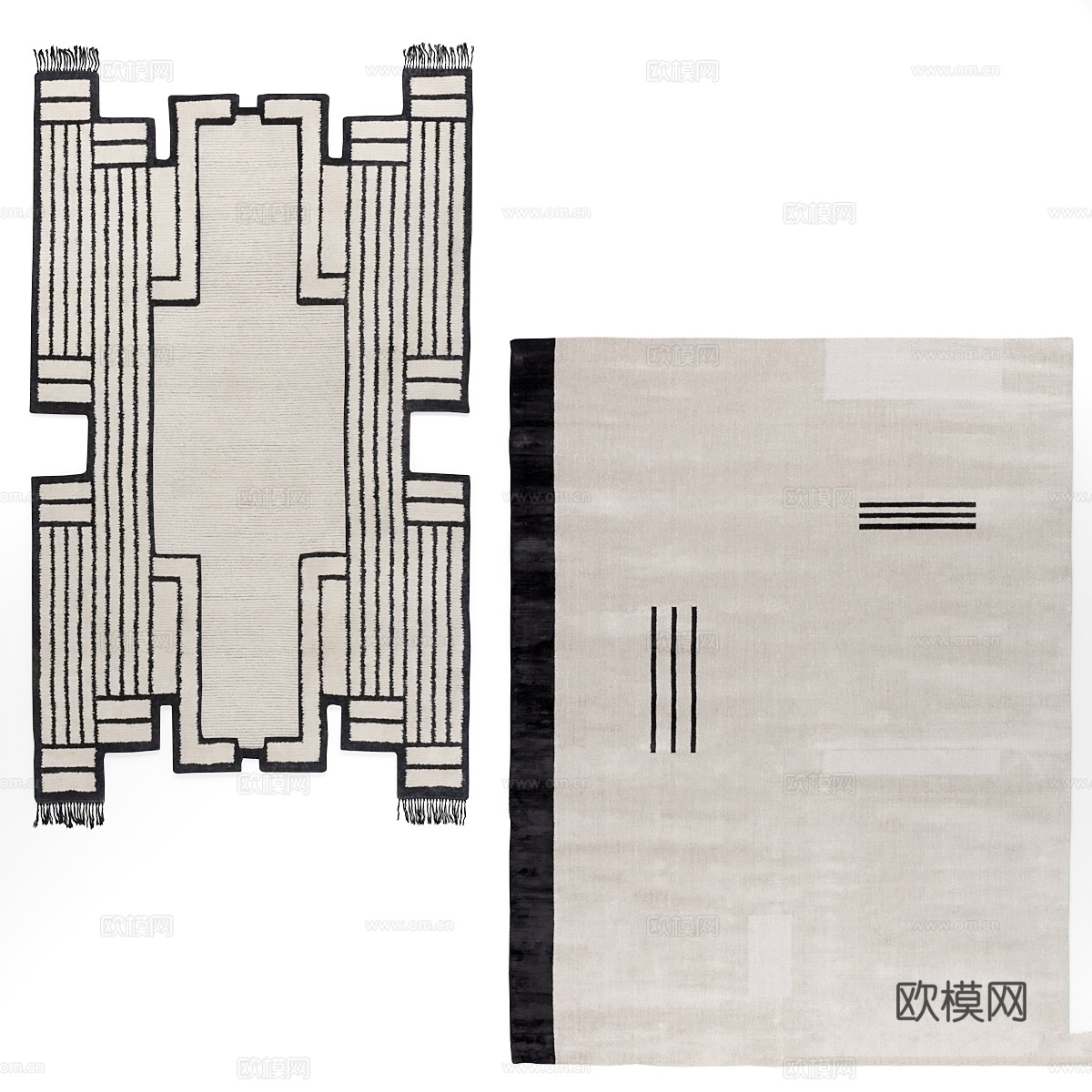 2款CC-TAPIS地毯 - ASMARA与HELLO SO3d模型下载