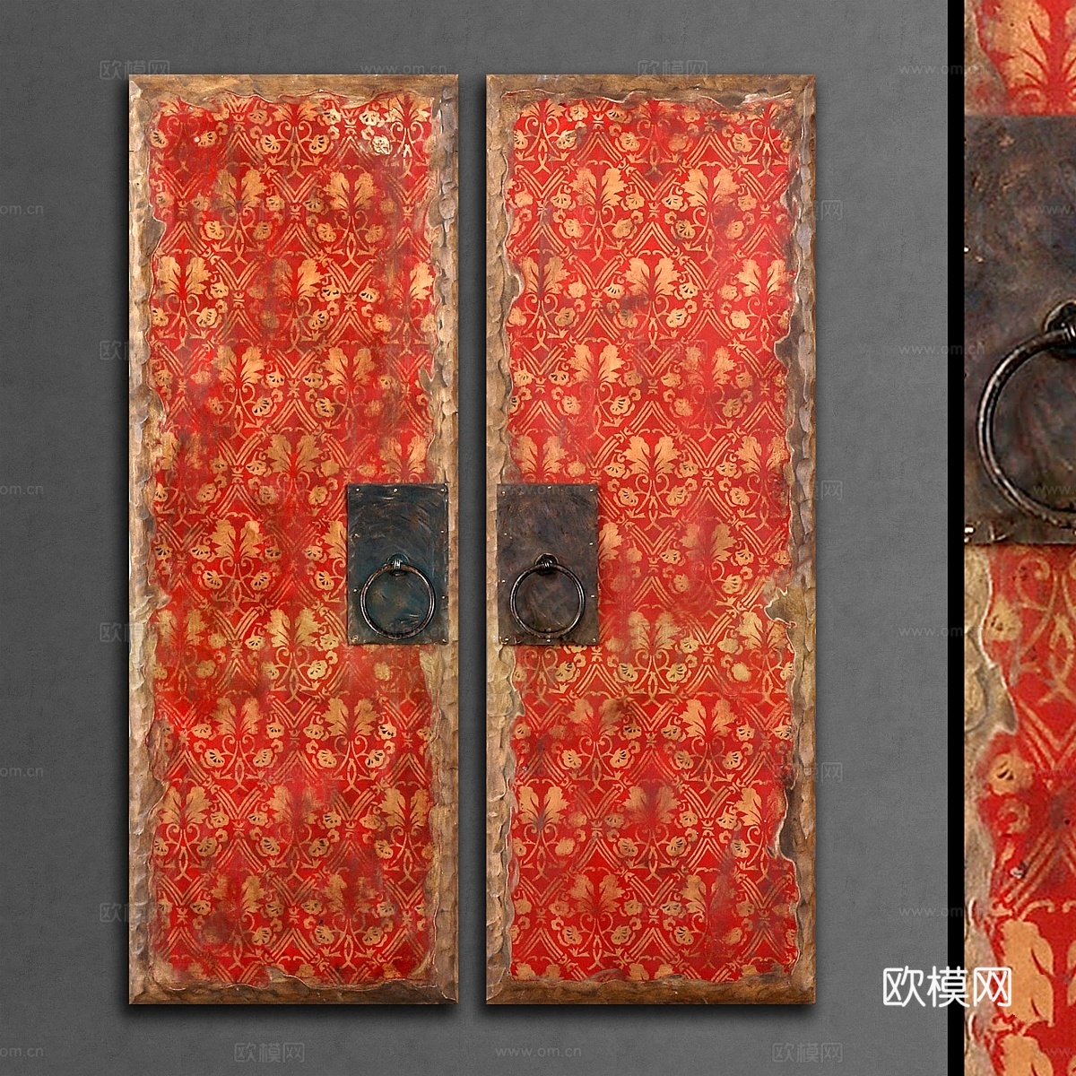 木饰面板1313d模型下载