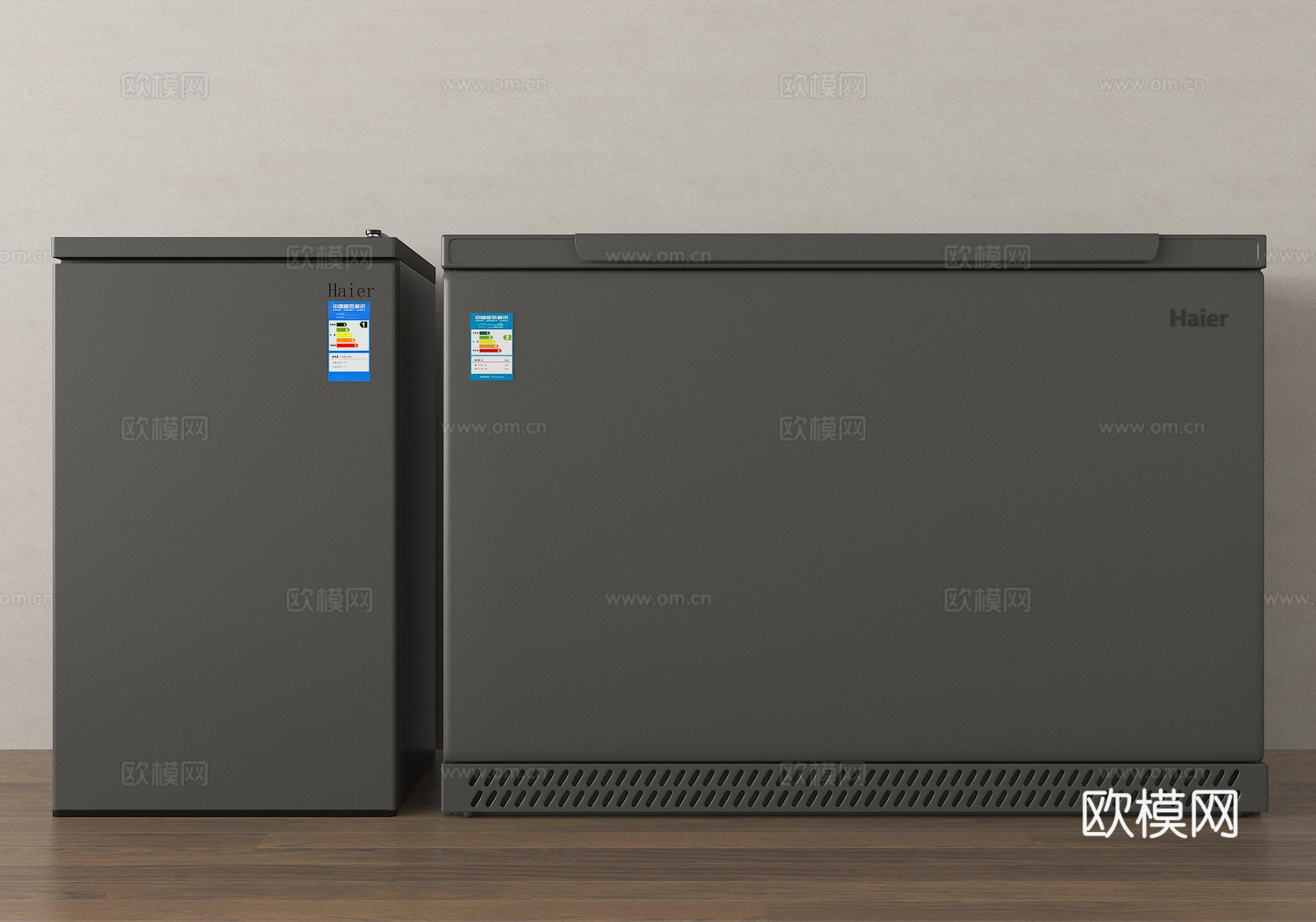 现代冰柜 冷藏柜su模型