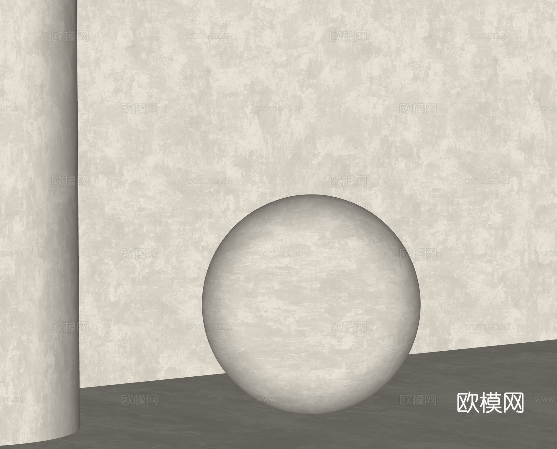 现代微水泥 肌理漆 艺术漆 艺术涂料 奶油风涂料su模型