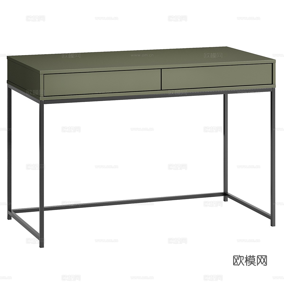 现代极简书桌 办公桌3d模型