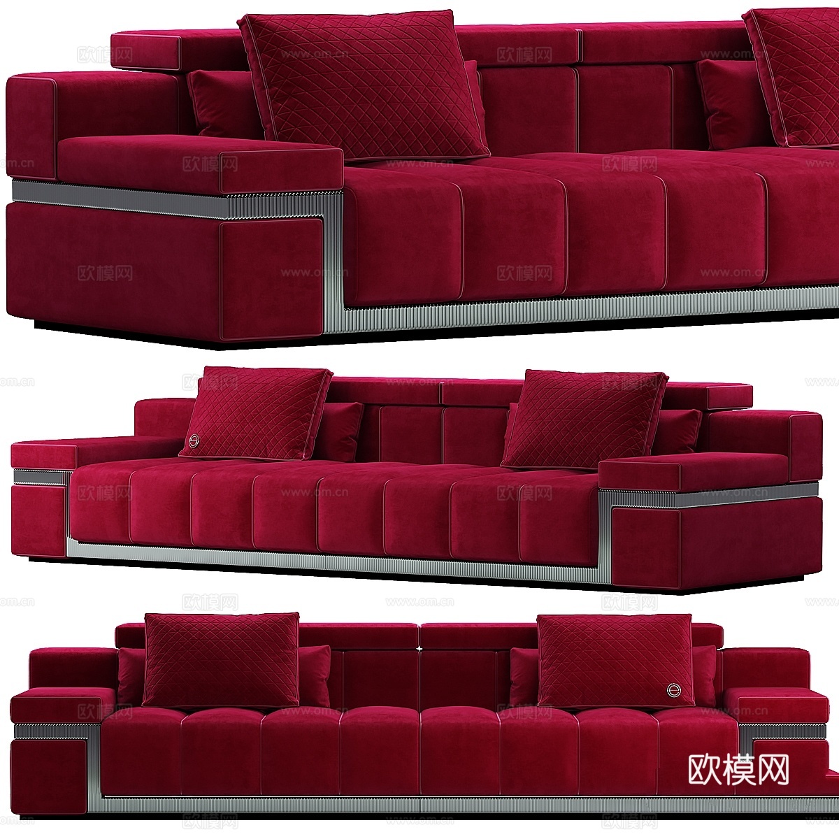 Elve新古典沙发3d模型下载