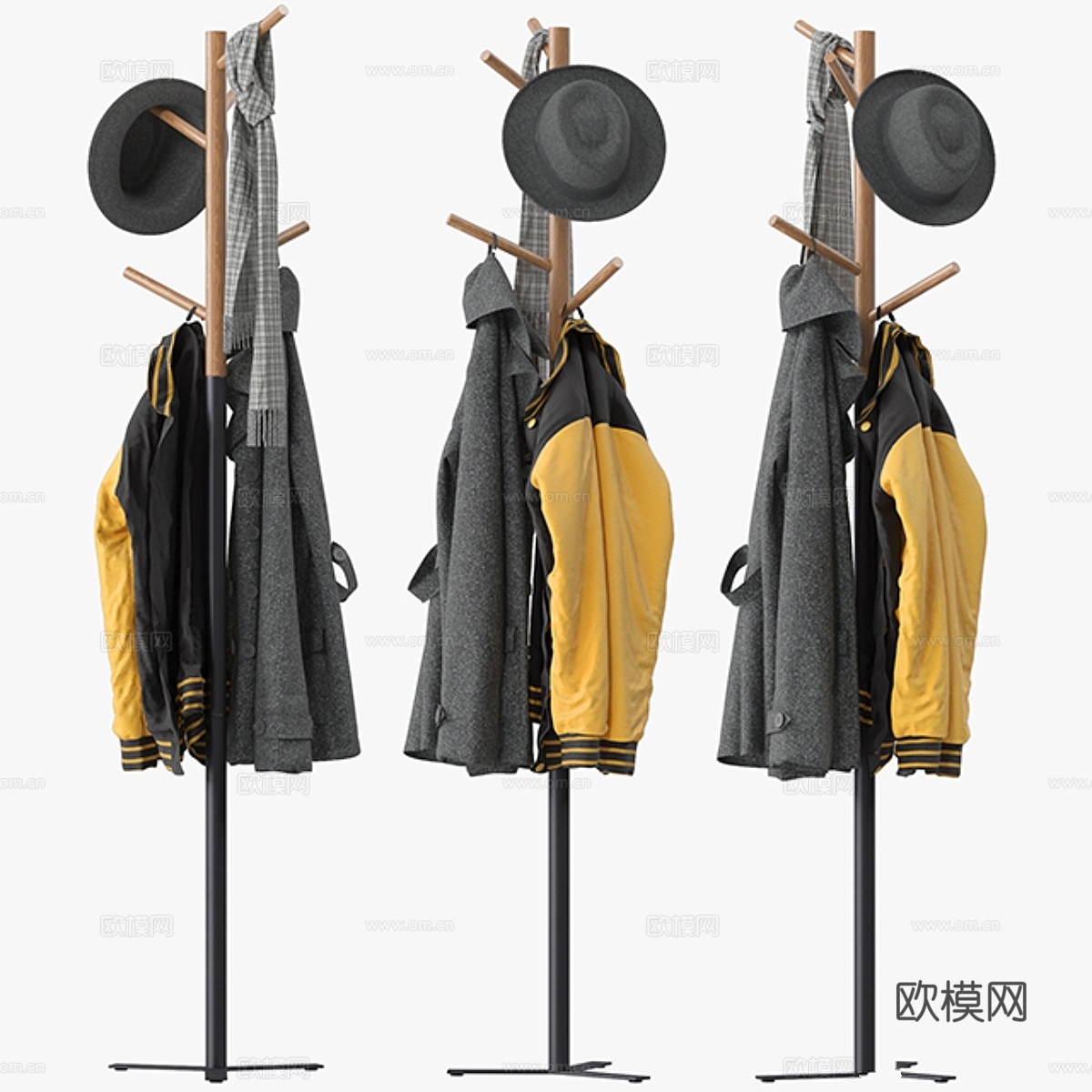 Steltz玄关衣帽架3d模型下载