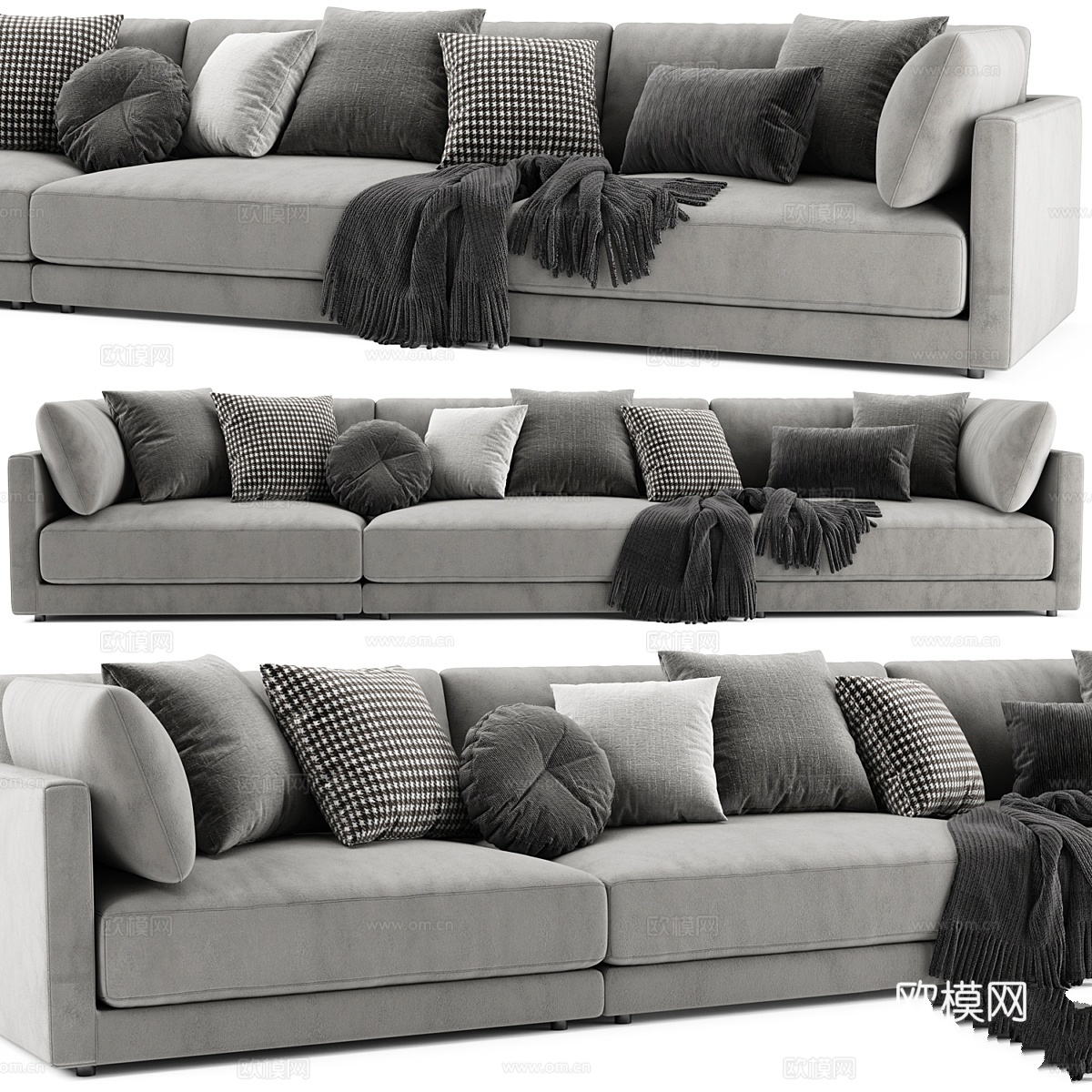 布兰奇卡塔琳娜三人座3d模型下载