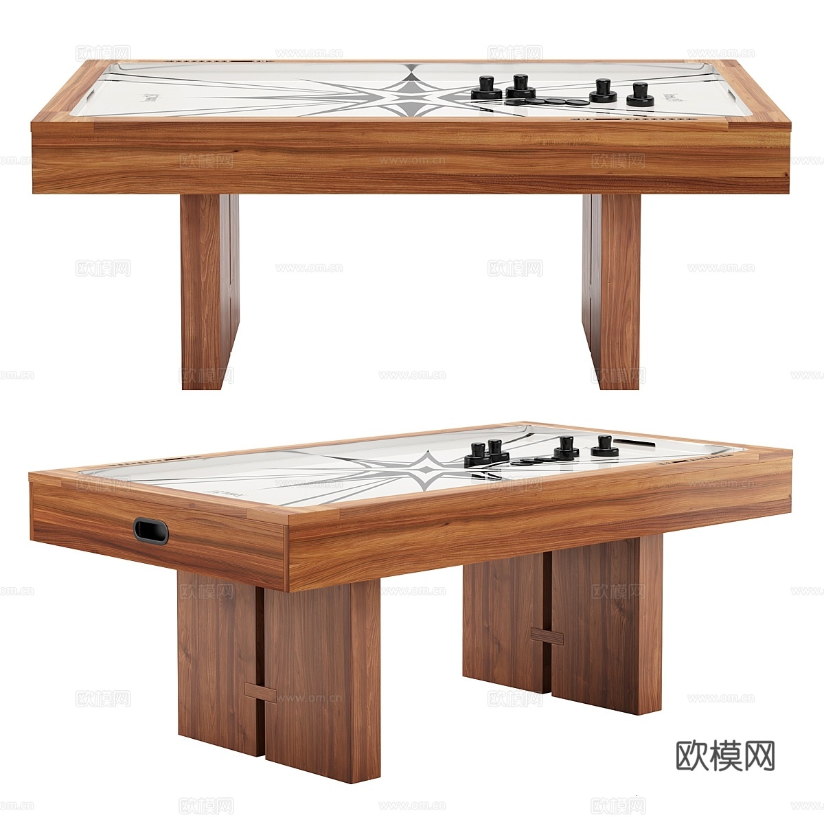 Crate And Barrel 空气曲棍球桌3d模型下载