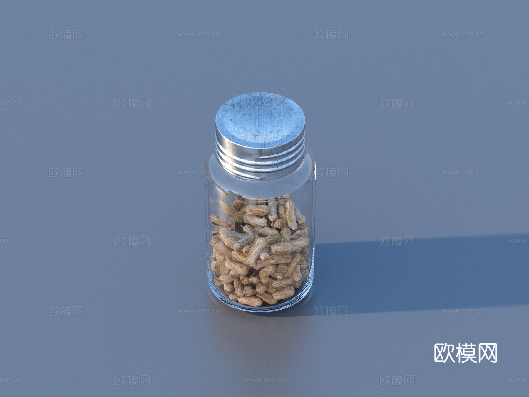 食物 罐装零食 玻璃罐 休闲3d模型下载