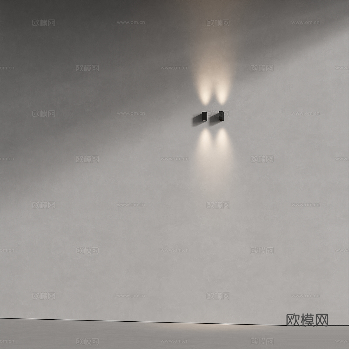 现代极简 Vibia 壁灯3d模型