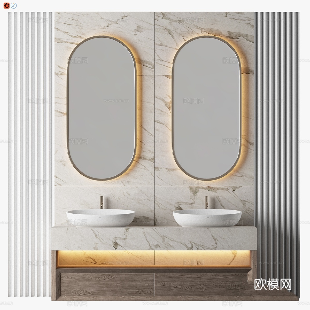 NINATAKESH卫浴系列3d模型下载