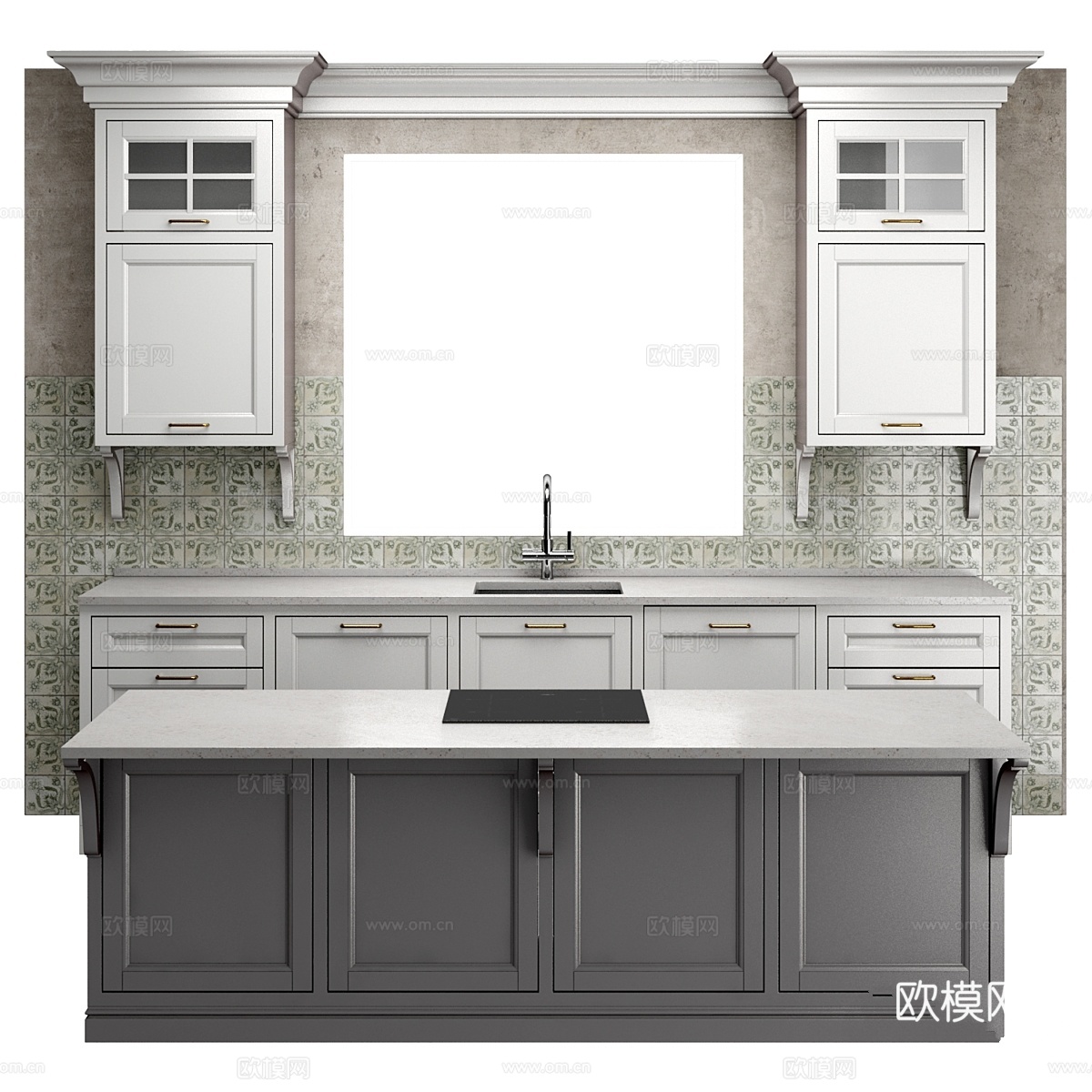 厨房3d模型下载