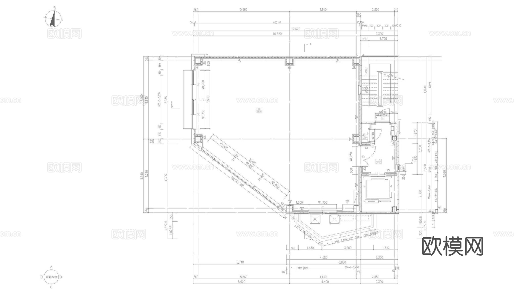 高层建筑公寓 商业建筑 高层住宅  写字楼cad施工图