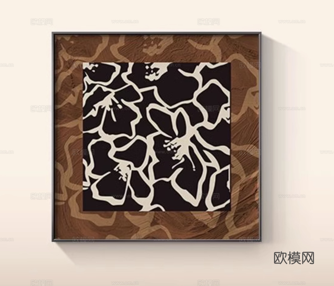 现代简约中古风装饰画