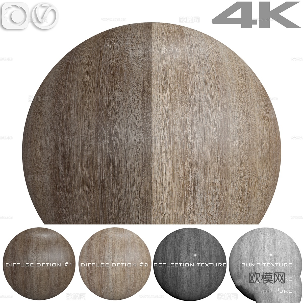 无缝纹理 - 橡木3d模型下载