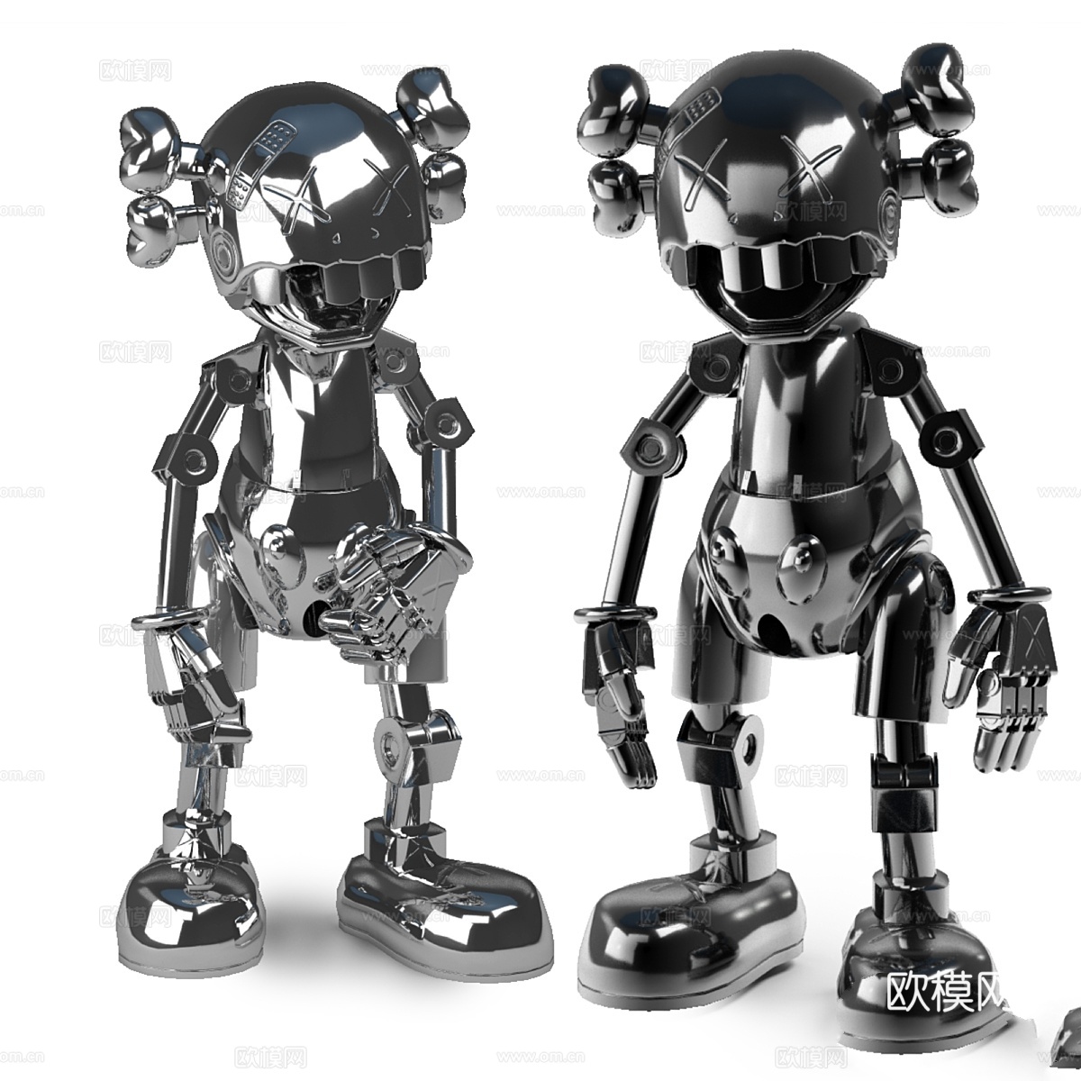 KAWS x 空山基3d模型下载