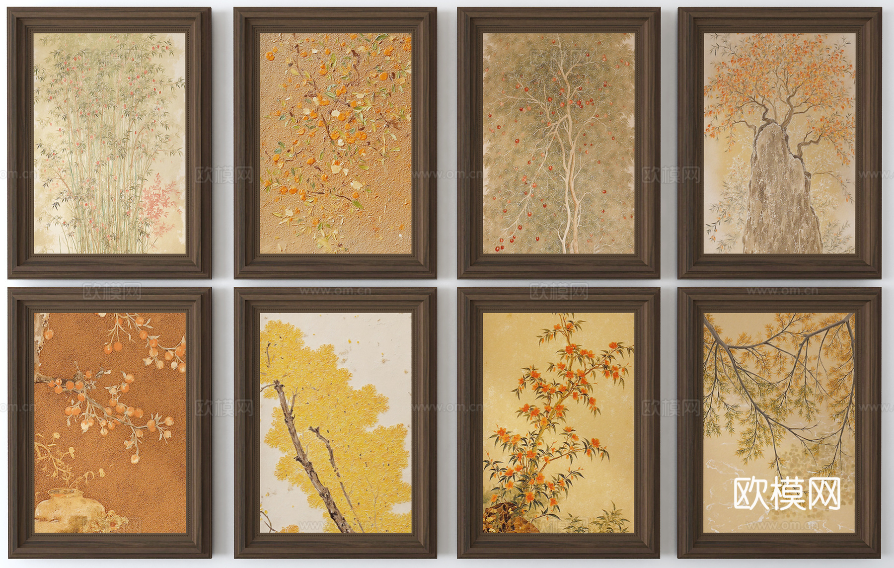 美拉德 美式挂画3d模型下载